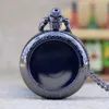 Nowe przyloty mogą być umieszczone zdjęcie Steampunk Kwarcowy Zegarek Kieszonkowy Analogowy Naszyjnik Mężczyźni Kobiety Pocketfob Watch Gift 3 Kolory