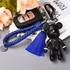 Fashion Accessories Cartoon Gy Bear Keychain Cute Bag Charm Holder Resin Key Chain Fo K004 black