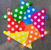 DIY wiatrak Party Decor Pinwheel Whirligig Wiatr Chime Kwiat Dekoracji Home Yard Ozdoby Ozdoby Ornament Dzieci Urodziny Prezenty Zabawki