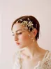 小枝蜂蜜結婚式のヘッドピースヘアアクセサリーブライダルヘアコームと真珠のクリスタル女性のヘアジュエリーブライダルヘッドウェアBW-HP018
