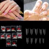 500 unids Consejos de Uñas Mujeres Chica Transparente Claro Natural Stiletto Point Francés Acrílico UV Gel Falsas Uñas Falsas Arte Decoración Herramienta