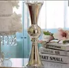 Yüksek Kalite Gümüş Kaplama Mumluk / Çiçek Vazo / H38.5cm ücretsiz kargo