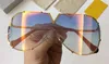 0898 diseñador mujer gafas de sol hombres gafas de sol piloto sin marco gafas de sol para mujer protección anti-UV lunette de soleil de calidad superior