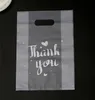 50 pcs Portable Plastic bag Thicken Clear Reticule Thank You Thanksgiving Day for Bake Bread Dessert Biscuits Cookie