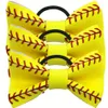 softballsunny yellow softball baseball basketball sports flowers bows hair jewelry grils mothers gifts