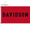 NCAA Davidson Wildcats Flag 3 * 5ft (90 سنتيمتر * 150 سنتيمتر) البوليستر العلم راية الديكور تحلق المنزل حديقة العلم هدايا احتفالية