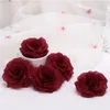 DHL Best Seller Flower Heads 100p Artificial Silk Camellia Rose Fake Peony Flower Head 7--8cm för Wedding Party Home Decorative Flowewrs
