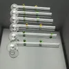 Cam sigara boruları üretir elle üflenmiş bonglar renkli çift fulcrum cam kavisli tencere