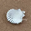 Strasssteine Shell Charms Anhänger für Schmuck Herstellung Halskette DIY Accessoires Silber 34x42mm 10pcs4854598