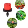50 teile/satz Micro Flow Dripper Einstellbare 8 Löcher Streu Spray Rote Düse Garten Tropf Bewässerung Bewässerung Sprinkler Armaturen
