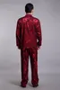 Shanghai Story costume de tang chinois traditionnel Ensembles coton (Top + Pantalon) costume de style national masculin d'été Costumes de Kung Fu Survêtements pour hommes