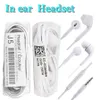 도매 이어폰 J5 S6 이어 유선 헤드폰 3.5mm 잭 inear Headphones가있는 음성 제어 및 S8 S9 플러스 이어 버드를위한 빌드 인 마이크