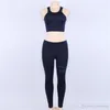 Nuove donne Set Shirt da yoga Top Top Joga Pants High Waist Leggins Fitness Sport Suit Women Yoga Set Fitness Wear5324391