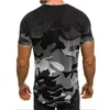 Meisai Printed Mannen T-shirt Korte Mouwen Zomer Dunne Sportkleding Camouflage Korte T-stuk Mode Design Top