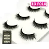 3D Mink False Eshelashes Рескаты 21 стиль мягкие густые густые длинные фальшивые ресницы для ресниц 3 пары красоты высококачественные инструменты высокое качество