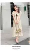 Maternity wear 2019 summer new fashion V-neck stitching short-sleeved loose long section large size pregnant women A word dress