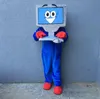 2018 venda direta da fábrica Material EVA computador traje da mascote dos desenhos animados fato de Halloween aniversário