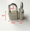 New Cabinet Luggage Security Metal Lock Padlock Gold Silver Tone with 3 Keys Home Improvement Hardware Locks2815262