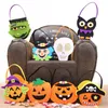 Halloween Props Tote Candy Bag Pumpkin Witch Skull Decorative Kids Non-woven Felt Fabric Bag for Kids Festival Celebration