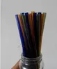 Groothandel roken accessoires glas waterpijp hoge borosilicaat gekleurde glazen buis willekeurige levering van kleuren