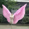 High quality cute pink angel wings nice gifts for girls adults fairy wings for dance wedding Garden bar party decoration shooting props