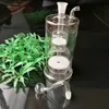 Double Sand Core Filter Mute Waterpijp, Groothandel Bongs Oliebrander Pijpen Waterleidingen Glazen Pijp Olieruizingen Roken Gratis verzending
