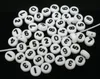 500 PCs Misturados Números de Acrílico Branco Spacer Beads 7mm Rodada Craved Números Beads Para Fazer Jóias Frete Grátis