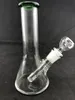 유리 비커 흡연 파이프 스트레이트 하단 Nicerecycler 수공예품 14mm 그릇 쿼츠 벤터