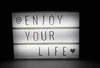 Premuim New A4 Size LED Combination Light Box Night Lamp DIY BLACK Letters Cards USB PORT Powered Cinema Lightbox