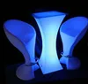 New Rechargeable LED Luminous cocktail table waterproof glowing led bar table lighted up coffee table bar kTV disco party supply A235i