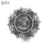 Piękny Rose Snap Charms Jewelry Fit Snap Button Bransoletka LSSN4656778423