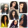 Brazilian Virgin Hair Water Wave 3 or 4 Bundles Human Hair Weave Unprocessed Peruvian Malaysian Indian Hair Bundles Natural Black Wholesale