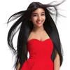 Long Straight Hair Synthetic Wigs Natural Black Cosplay Wigs synthetic Hair high-temperature resistance fibre For Sale 2018