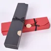 Zwart / Rood Chocoladedocument Box Valentijnsdag Kerstfeest Verjaardagsfeestje Chocolade Geschenken Verpakkingsdozen LZ1849