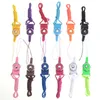 2 em 1 Rotatable Pescoço Strap Destacável Anel Lanyard Pendurando Encantadores Charming para celular MP3 MP4 Flash Drives Cartões de ID Samsung