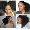 Kinky Curly Ponytail 4C Afro Pony tail for Natural Hair Curly Pony tail Hair piece Drawstring Ponytail Afro Kinky Coily Ponytail
