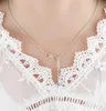 20st / lot silverpläterad kors Pendent Infinity Cross Necklace Cross Chain Halsband för kvinnor