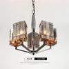 IJzeren moderne lamp kroonluchter topkwaliteit glas Europese stijl hotel luxe kroonluchters voor woonkamer decor