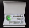 DHL 10mm 14mm 18mm Joint Mini Collector Kit Mini Kits Glass Smoking Pipes Dab Straw Nector Collectors With Mouthpiece Titanium Tip