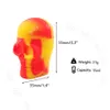 Silicone Container slick Skull Screw 15ml smoking Nonstick oil Wax Jar dab 100pcs/lot