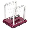 Ny design Newtons Cradle Fun Steel Balance Bald Balls Physics Science Pendule Desk DIY Dekoration Accessory 8cm x 7,5cm x 9cm B500