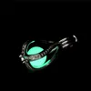 暗いビーズの銀色の輝き水滴カキのケージロケットペンダントアロマテラピー香水エッセンシャルオイルディフューザー