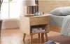 Bedside cupboard North European solid wood bedside oak simple modern locker Small bedroom furnishings for bedside cabinet