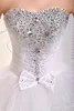 Настоящее по индивидуальному заказу, 2018 г., милое романтическое классическое кружевное красное свадебное платье принцессы в корейском стиле без бретелек, свадебное платье3616252