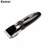 Kemei elétrica hair clipper recarregável aparador de pêlos de barbear navalha sem fio 0.8-2.0mm ajustável baixo ruído para adultos / crianças 4747