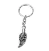 Wholesale custom memorial pet bone ash box single wing key chain pendant engraved bone box funeral cremation necklace fashion jewelry