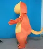 2018 alta calidad caliente la cabeza traje de la mascota mole naranja para adultos para usar en venta