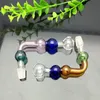 Färgglada multi-bubblor höger vinkel glas spis grossist bongs olje brännare rör vatten glas rörriggar rök