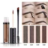 Pudaier Professional Eye Brow Tattoo Brand Cosmetics Long Lasting Pigments Black Brown Waterproof Eyebrow Liquid Makeup with Brush