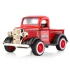 Cartoon Alloy Car Model Toys, Classic Car, Pickup Truck, School Bus with Light, Sound, Pull-back, for Kid' Birthday' Party Gifts, Collecting